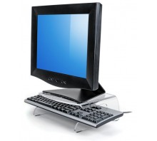 Fixed Height Acrylic Monitor Stand 550 Fixed Height Acrylic Monitor Stand 550