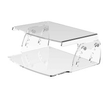 Height Adjustable Acrylic Monitor Stand 550 Height Adjustable Acrylic Monitor Stand 550