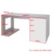 Single Pedestal Glass Top Computer Workstation - Sorbonne