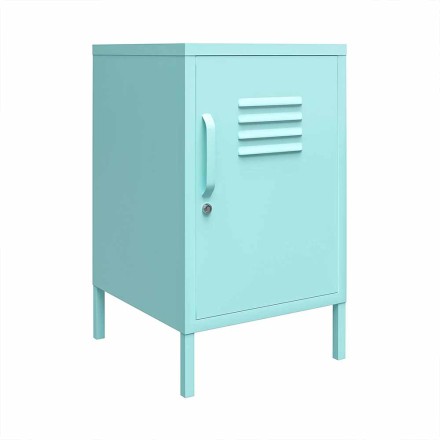 Cache Metal Locker End Table