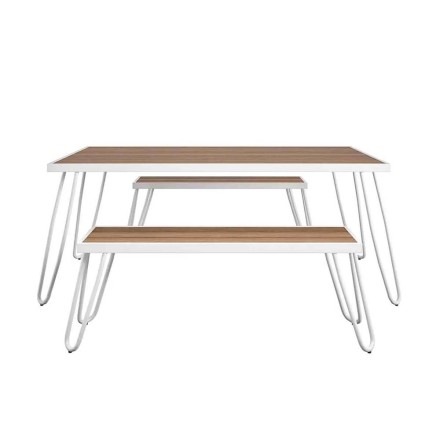 Paulette Table and Bench Set