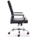 Advocate Executive Chair Black Bonded Leather With Arms