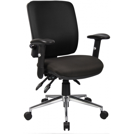 Chiro Medium Back Task Operators Chair with Arms