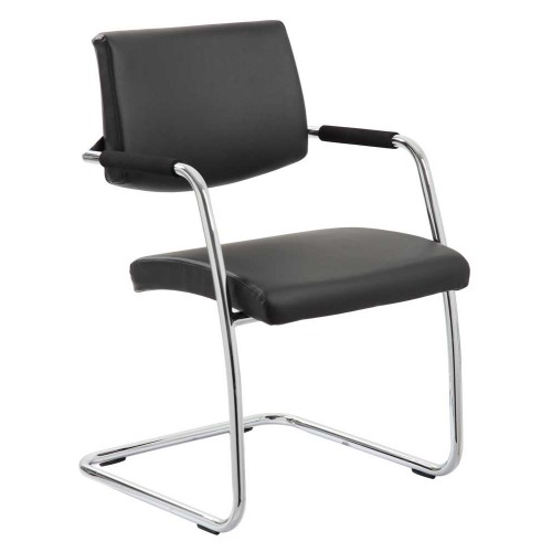 Havanna Leather Cantilever Office Chair