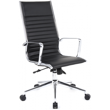 Ritz High Back Leather Executive Chair with Arms