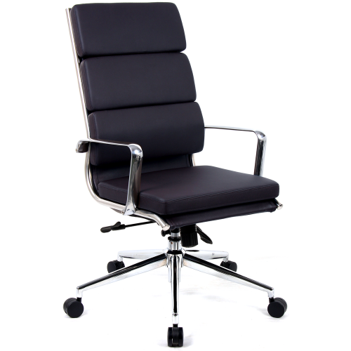 Savoy High Back Bonded Leather Executive Chair with Arms