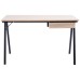 Compact Workstation with Suspended Underdesk Drawer - Tyrol