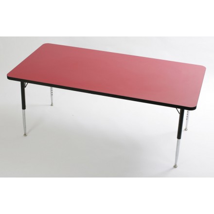 Tuf-Top Height Adjustable Rectangular Table