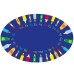 Oval Pencils Alphabet Carpet