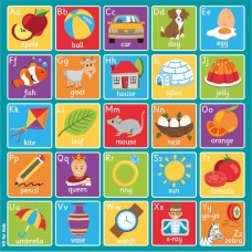 Square Alphabet Carpet