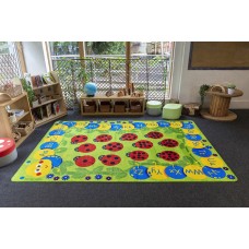 Back to Nature™ Chloe Caterpillar Number & Literacy Carpet