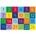 Rainbow 1-24 Numbers Carpet