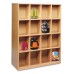 16 Compartment Bag Storage Unit