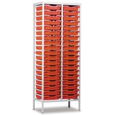 38 Slot Metal Frame Tray Storage Unit