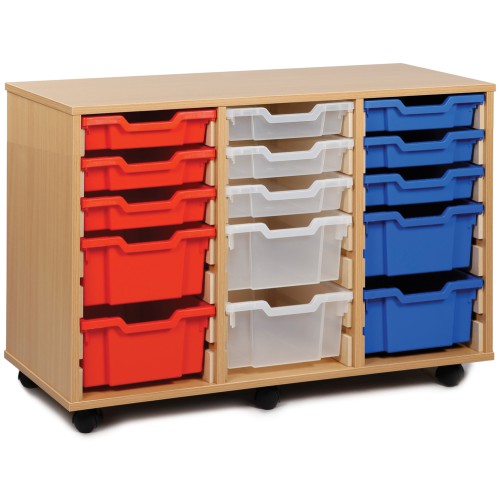 21 Slot Tray Storage Unit