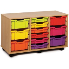 18 Slot Tray Storage Unit