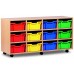 12 Medium Tray Shelf Storage Unit