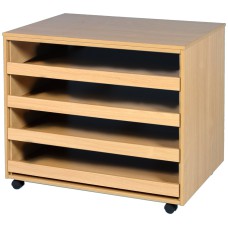 4 Open Drawer Plan Chest