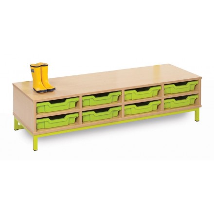 8 Compartnent Cloakroom Bottom