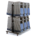 3 Row High Hanging Storage Trolley