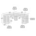 Barrister Home L-Shaped Desk