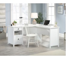 Home Study L-Shaped Desk - White