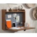 Avon Leather Handled Wall Desk